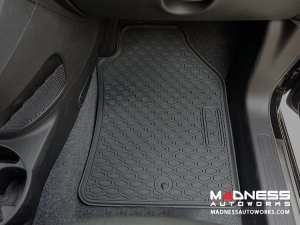 FIAT 500 Floor Mats - All Weather - Rubber - Premium  